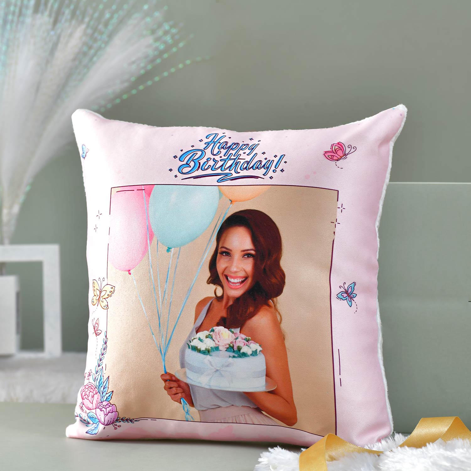 Personalized Combo of Mug and Cushion