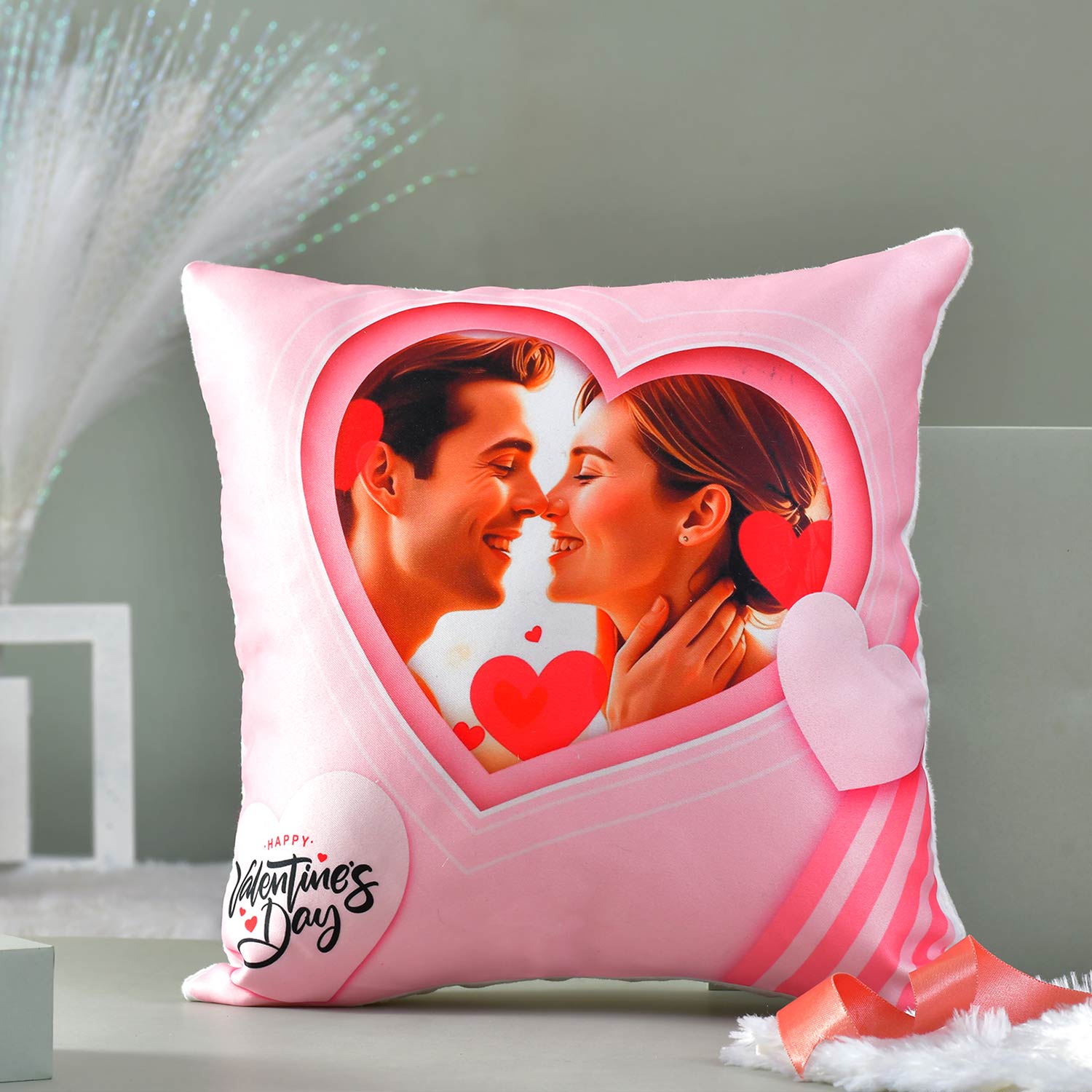 Personalized Valentine's Day Cushion