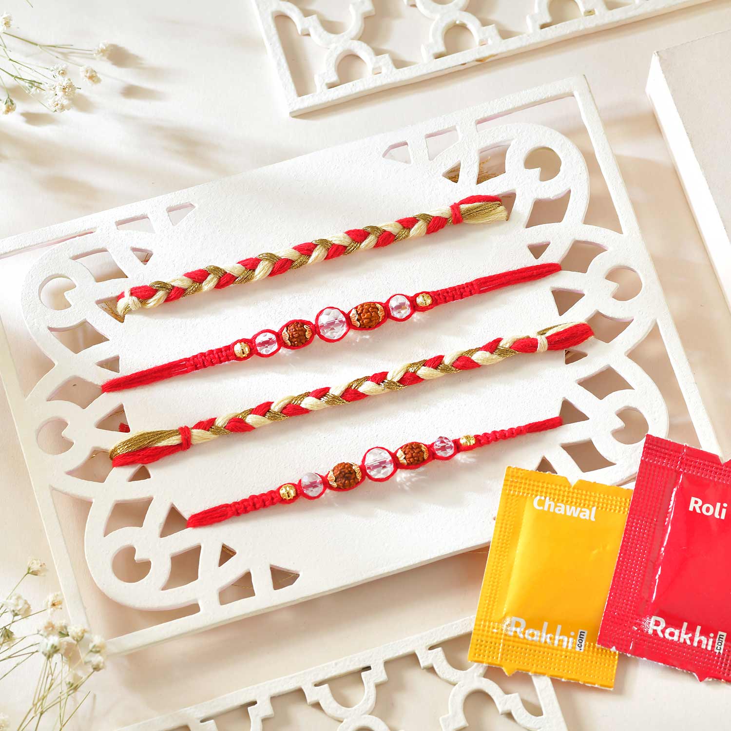 Blessings Rudraksh Rakhi Hamper