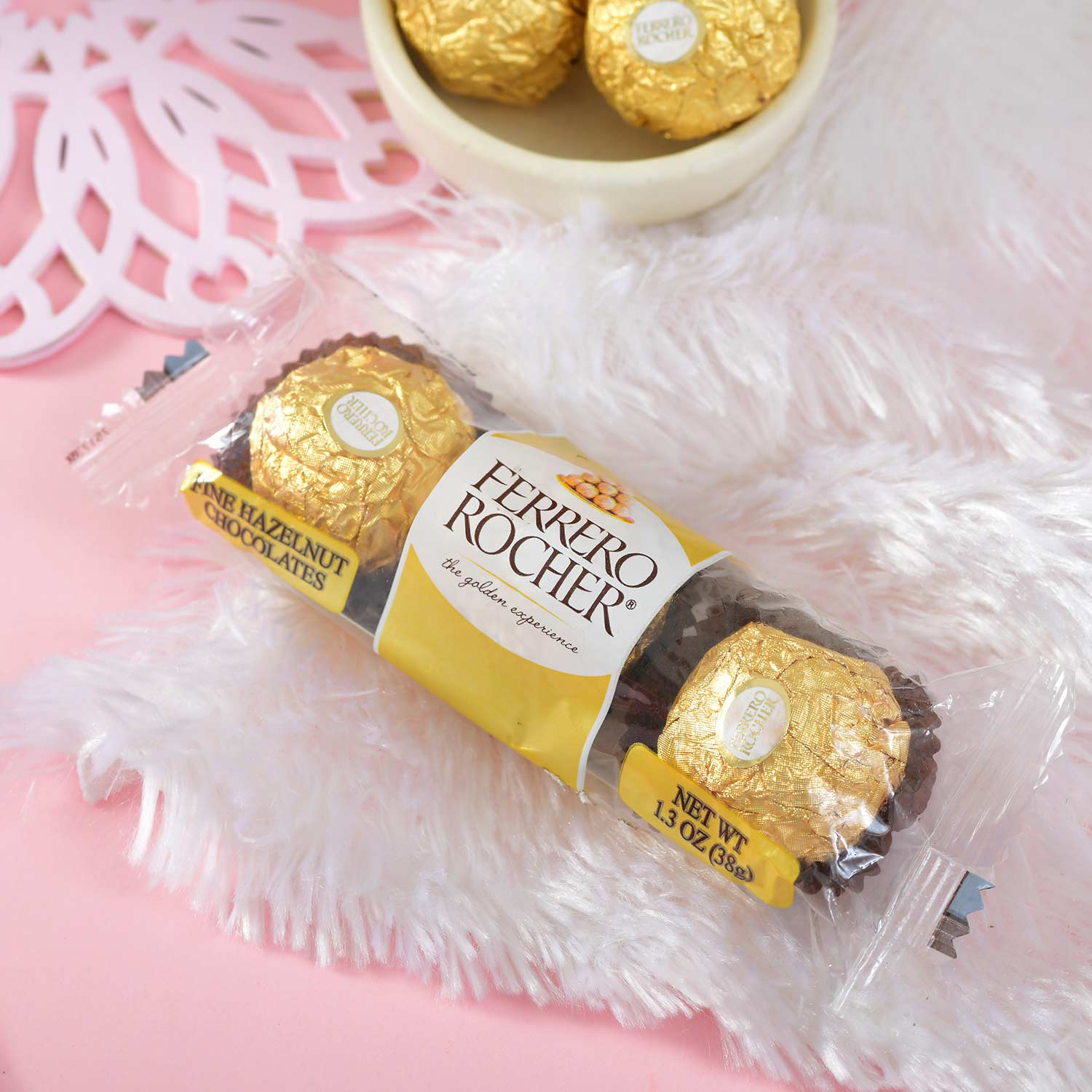 3 Meenakari Rakhi Set With Ferrero Rocher